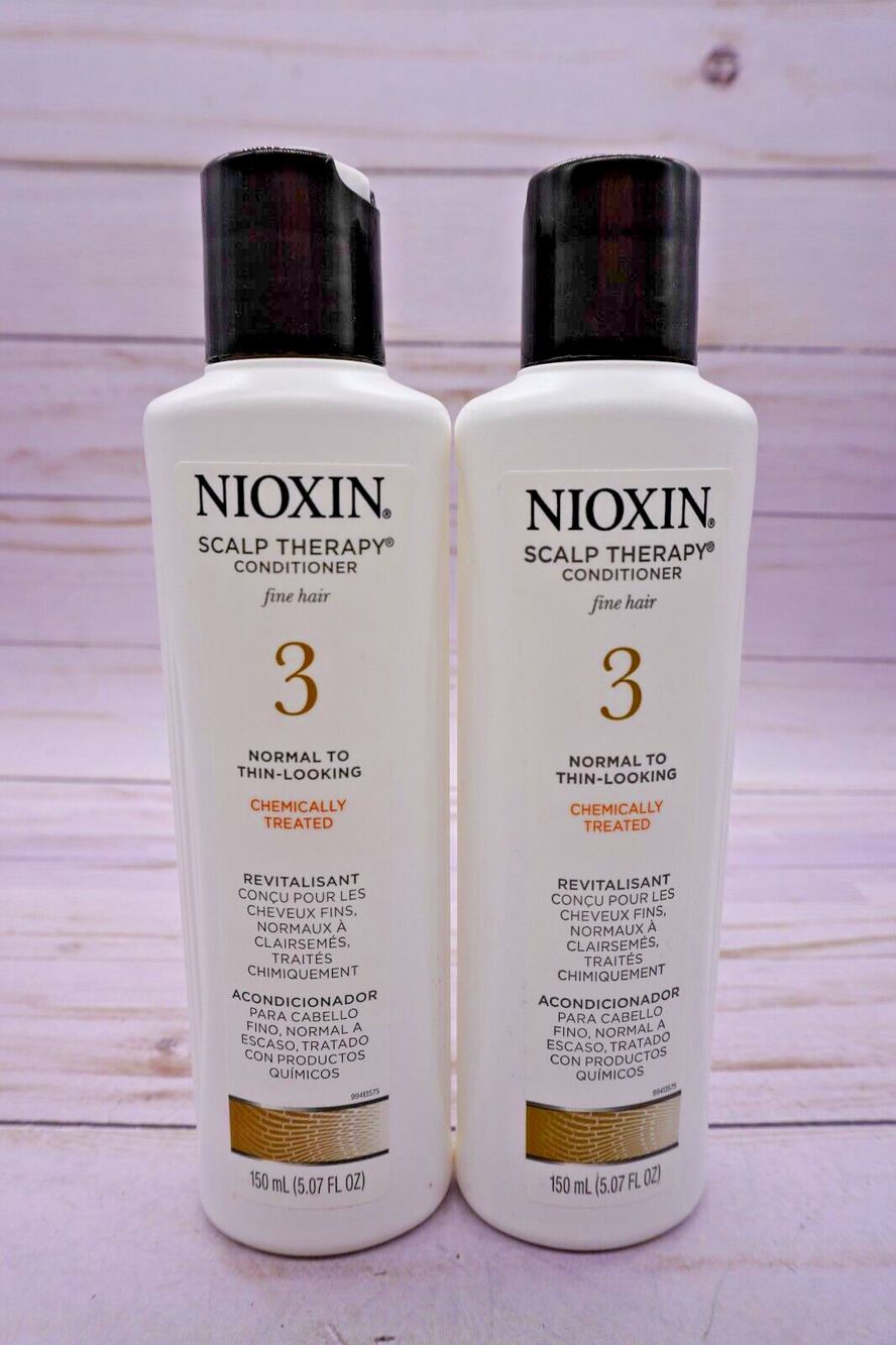 Lot of 2 Nioxin System 3 Scalp Therapy Conditioner 5.07 oz each